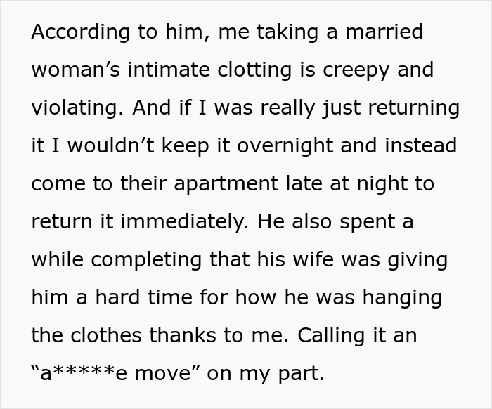 Neighbor Always Returns Lady's Lingerie From His Balcony, Livid Husband Says It's Creepy