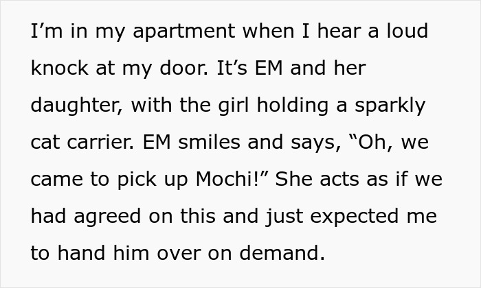 Mom Wants To Force Neighbor to Give Her Cat For Kid's B-Day Party Six Ways To Sunday, Drama Ensues Mom Wants To Force Neighbor to Give Her Cat For Kid's B-Day Party Six Ways To Sunday, Drama Ensues