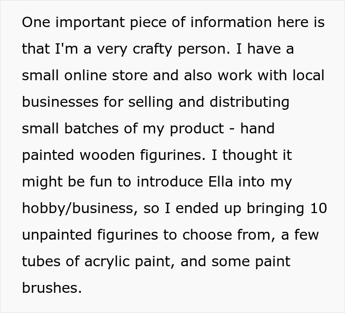 Woman Shares Her Hobby With Friend&rsquo;s Daughter, Gets Silent Treatment For Not Gifting The Supplies