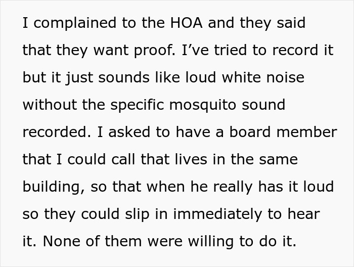 &ldquo;Neighbor Installed &lsquo;The Mosquito&rsquo; And Turns It On Intermittently [And] They Will Not Stop Doing It&rdquo;