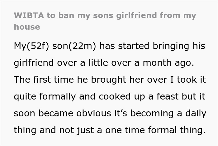 Son's GF Keeps Saying "No Ring, No Wife Duties" After Every Dinner, Mom Doesn't Want Her At House
