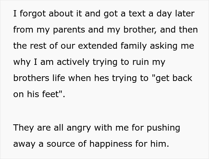 Family Angry With Guy For Scaring Off Deadbeat Bro&rsquo;s New 18YO GF With The Ugly Truth 