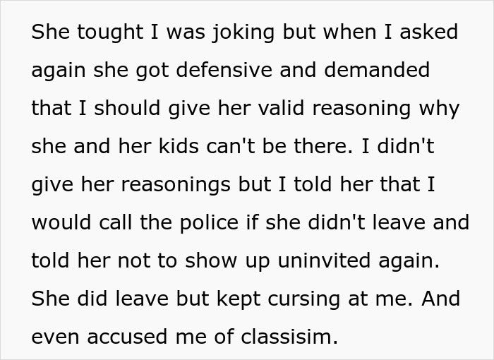 Text screenshot about a woman confronting her mother for using her pool without permission. Text screenshot about a woman confronting her mother for using her pool without permission.