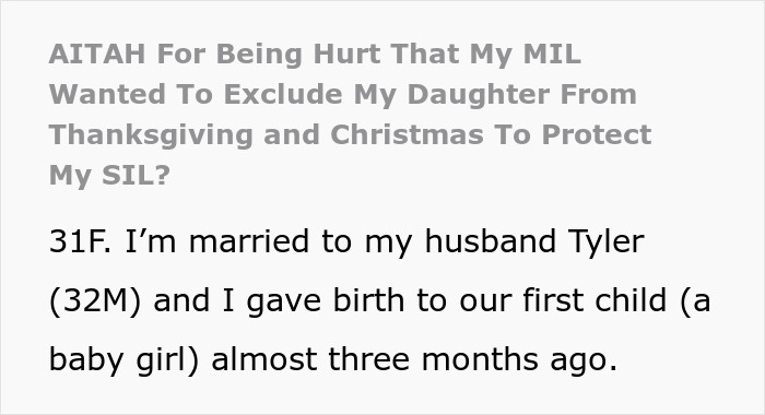 &ldquo;AITAH For Being Hurt That MIL Wanted To Exclude My Daughter From [Holidays] To Protect My SIL?&rdquo;