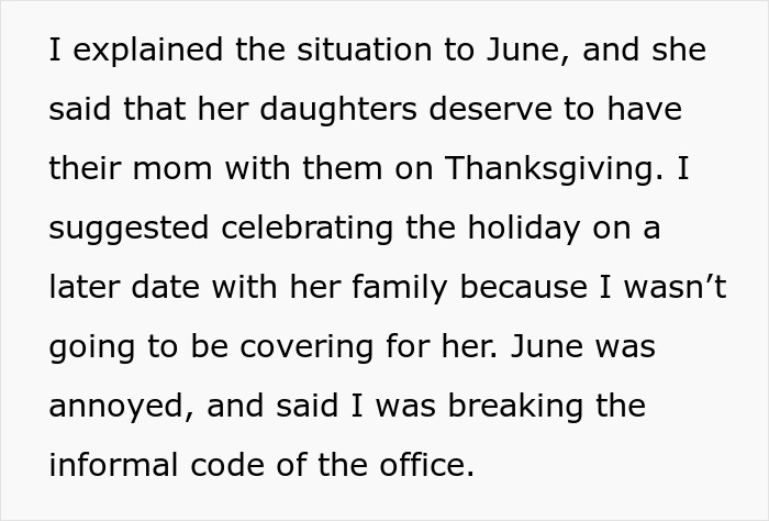 Mom Wants Coworker To Cover Her On Holiday Because She Doesn&rsquo;t Have Kids, Gets A Reality Check