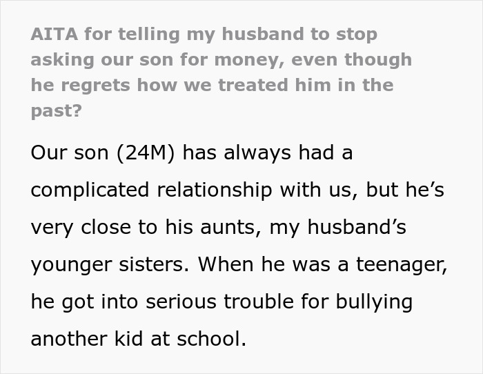 “My Husband Is Heartbroken”: Son Refuses To Pay Dad’s Bills After Harsh Punishment In His Teens “My Husband Is Heartbroken”: Son Refuses To Pay Dad’s Bills After Harsh Punishment In His Teens