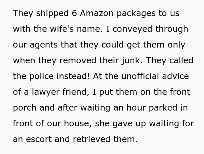 “Hostile Home Sellers Keep Sending Amazon Packages To Our Address” “Hostile Home Sellers Keep Sending Amazon Packages To Our Address”