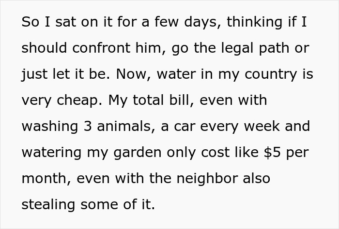 3-Year Water Theft Ends With Neighbor’s Financial Ruin After Petty Revenge Unfolds 3-Year Water Theft Ends With Neighbor’s Financial Ruin After Petty Revenge Unfolds