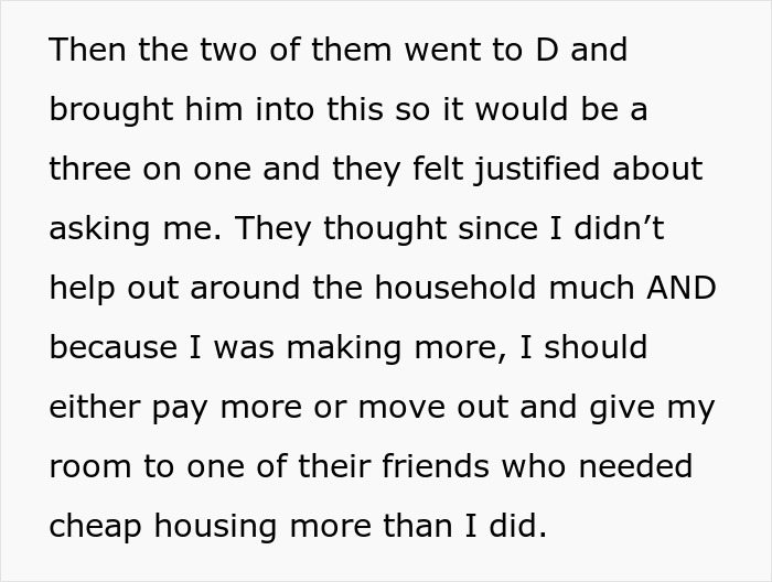 Woman Decides To Move Out After Roommates Find Out Her Salary: "Been Struggling To Pay Rent" Woman Decides To Move Out After Roommates Find Out Her Salary: "Been Struggling To Pay Rent"