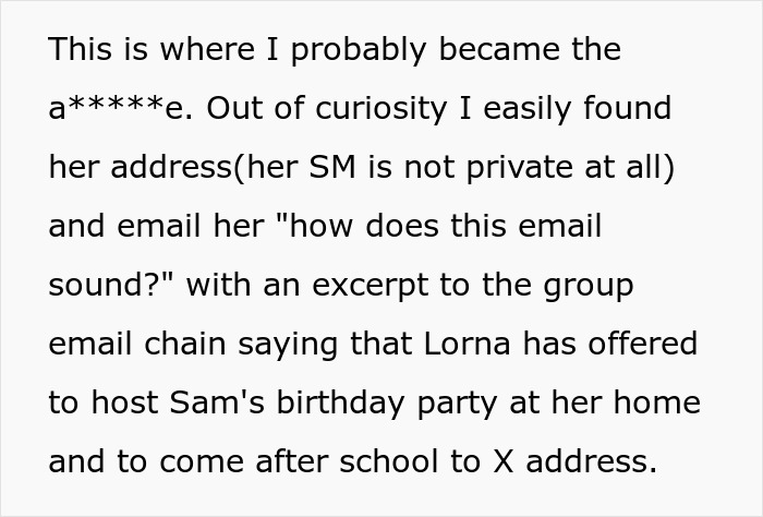 Mom Is Called Creepy And Unhinged: "Out Of Curiosity, I Easily Found Her Address" Mom Is Called Creepy And Unhinged: "Out Of Curiosity, I Easily Found Her Address"
