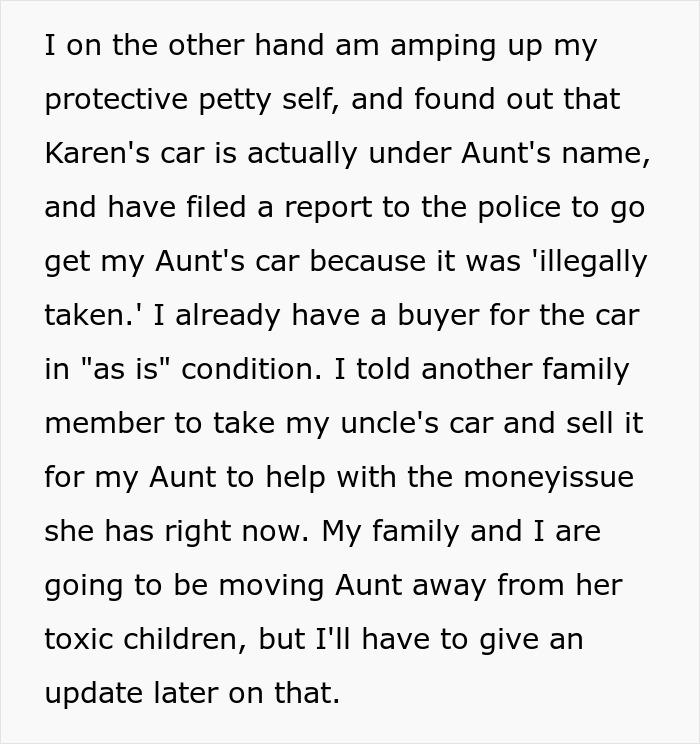 Aunt Begs Niece For Defense From Her Own Children After Uncle's Death, She Teaches Them A Lesson Aunt Begs Niece For Defense From Her Own Children After Uncle's Death, She Teaches Them A Lesson