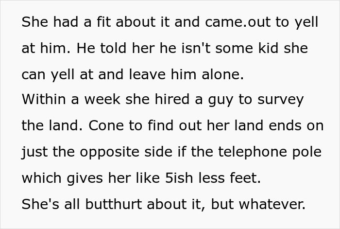 &ldquo;Has Gone Nuts&rdquo;: Boomer Gets A Land Survey, Discovers 5 Ft Of Her Yard Belongs To Neighbors
