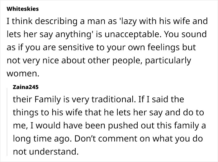 Man Remains Quiet When Bro Comments On His Wife's Dress Size, Faces Her Anger Later On