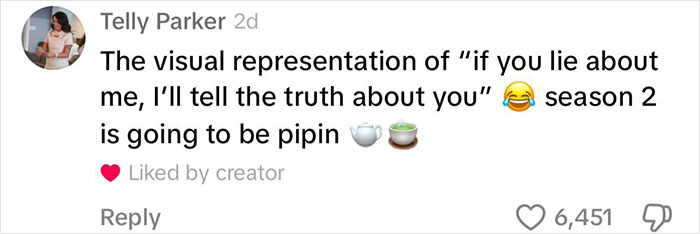 Comment reading about truth and lies with emojis, related to Mormon soft-swinging parties and MomTok scandal.
