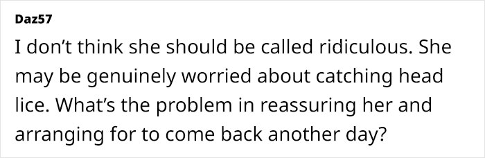Woman Thinks Her Housekeeper Is Ridiculous To Be Afraid Of Lice Infestation At Her Home Woman Thinks Her Housekeeper Is Ridiculous To Be Afraid Of Lice Infestation At Her Home