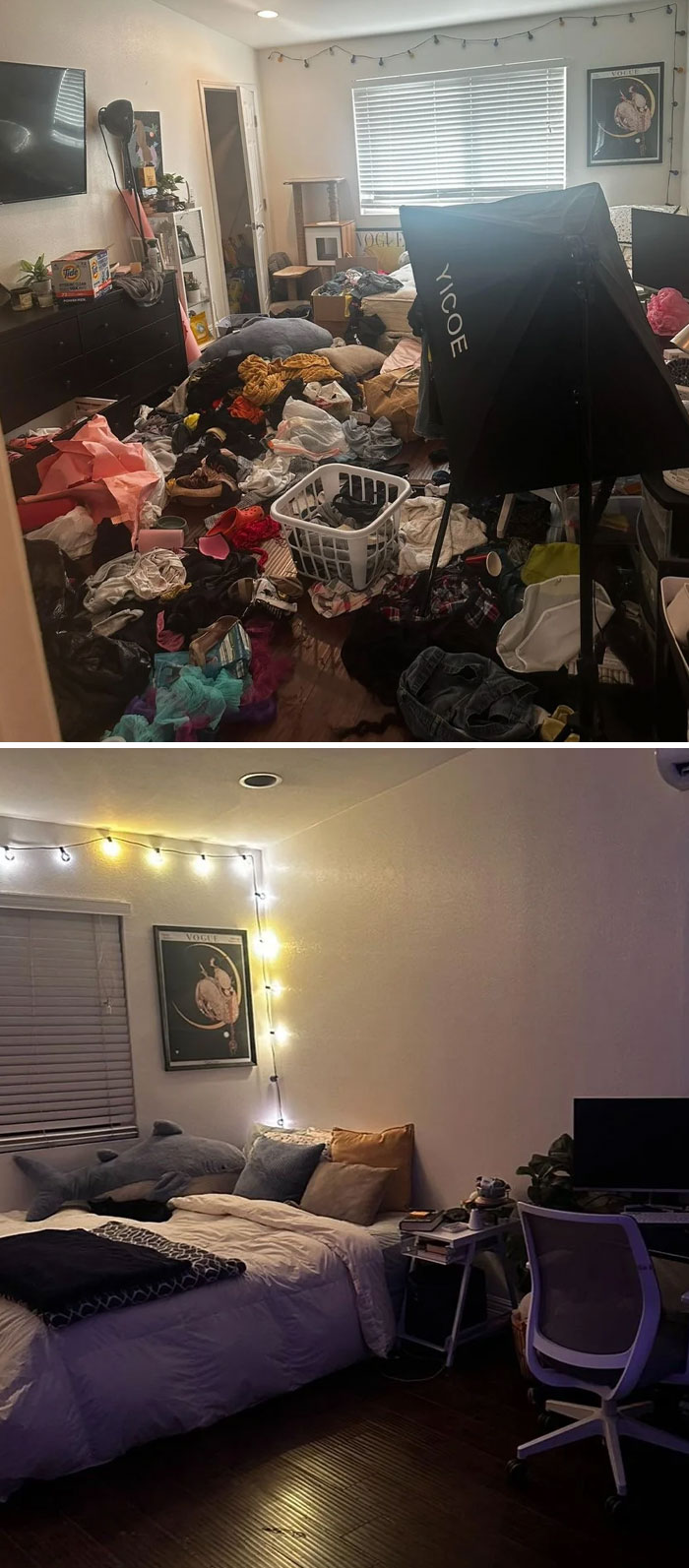 Depression Room Before & After