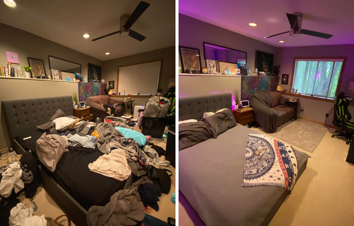 Cleaned My Depression Den - Swipe For Satisfaction