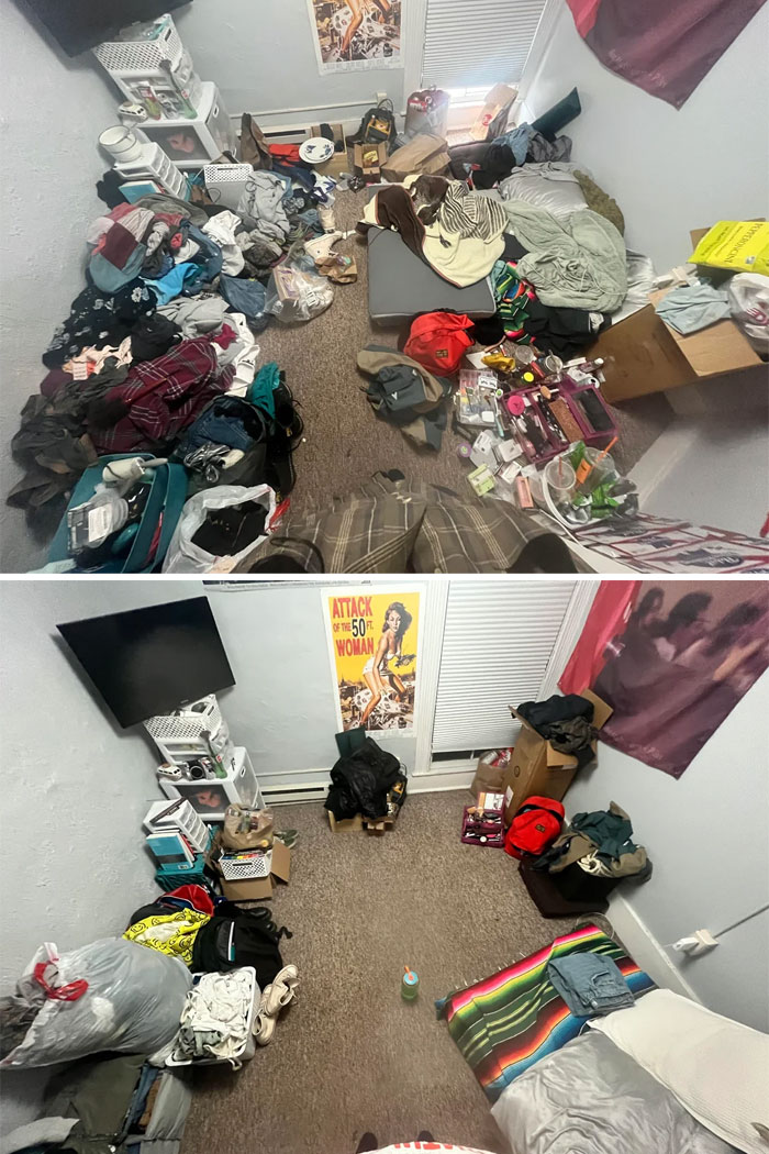 Cleaned My Tiny Depression Room