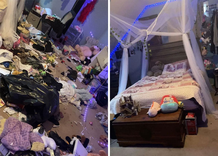 Cleaned My Depression Room After Living Like This For About A Year