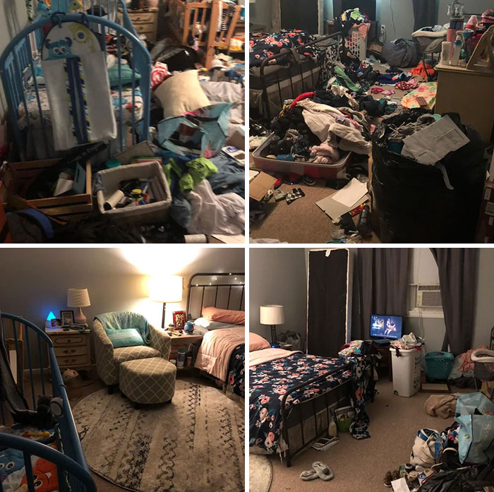 Embarrassing But My Bi-Polar Depression Has Prevented Me From Cleaning My Room For Close To A Year! I Would Get Some Motivation To Clean And Make A Little Dent But Then It Would Get Worse! I Spent 9 Hours On This! One More Day Of Work And It Will Be Perfect!
