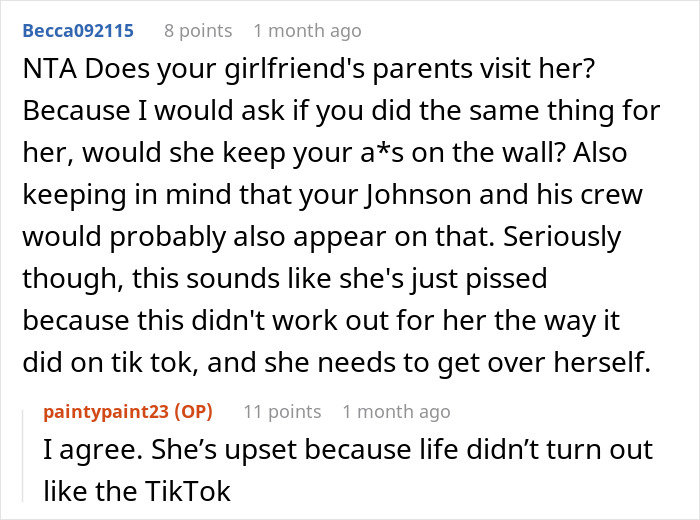 "A Homemade Piece Of Artwork": Guy Hates GF's Birthday Gift, Says It Makes Him Uncomfortable "A Homemade Piece Of Artwork": Guy Hates GF's Birthday Gift, Says It Makes Him Uncomfortable