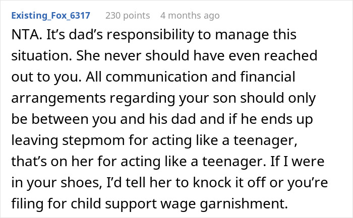 Stepmom Asks To Be Paid $100 A Night For When Fianc&eacute;'s Son Is At Theirs, Gets A Reality Check