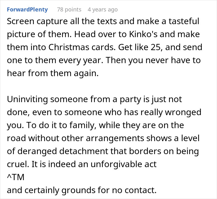 Lady Feels Devastated As MIL Kicks Her And Spouse Out Of Christmas Party In Favor Of Other Relatives Lady Feels Devastated As MIL Kicks Her And Spouse Out Of Christmas Party In Favor Of Other Relatives