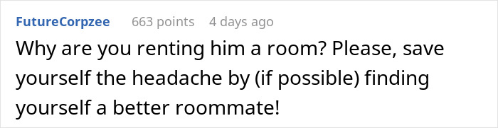 Guy Doesn’t Clean Up After Himself, Thinks Roommate Should Do It For Him, Ends Up Homeless Guy Doesn’t Clean Up After Himself, Thinks Roommate Should Do It For Him, Ends Up Homeless