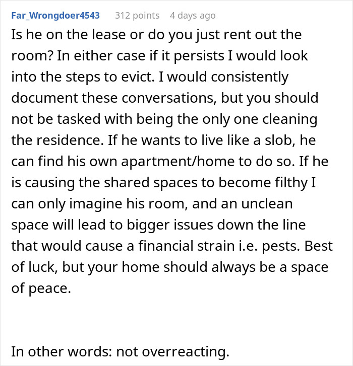 Guy Doesn’t Clean Up After Himself, Thinks Roommate Should Do It For Him, Ends Up Homeless Guy Doesn’t Clean Up After Himself, Thinks Roommate Should Do It For Him, Ends Up Homeless