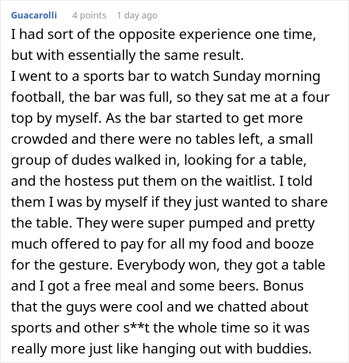 &ldquo;7 Drinks, 3 Starters, And An Extra Main&rdquo;: Guy Feasts As Table Thieves Unknowingly Pay His Bill