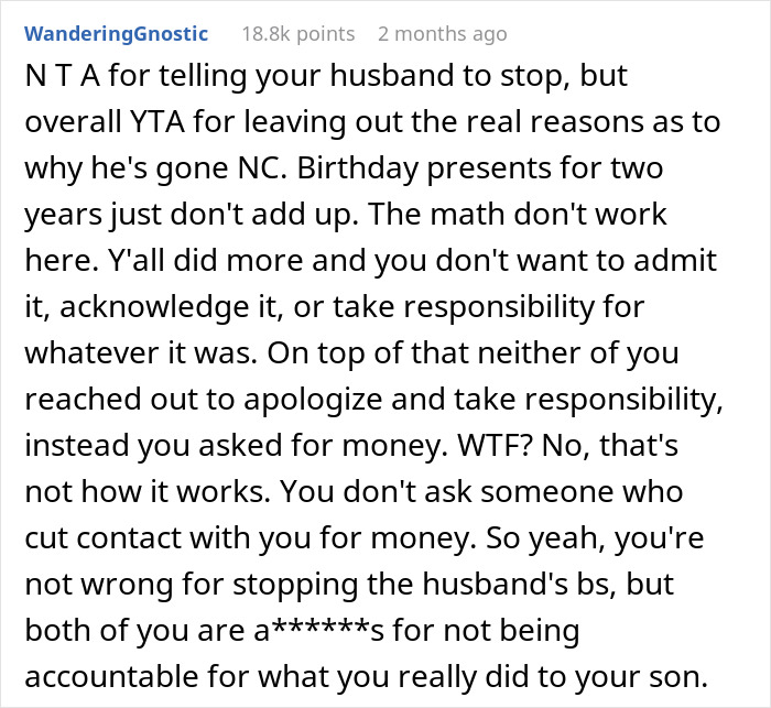 “My Husband Is Heartbroken”: Son Refuses To Pay Dad’s Bills After Harsh Punishment In His Teens “My Husband Is Heartbroken”: Son Refuses To Pay Dad’s Bills After Harsh Punishment In His Teens