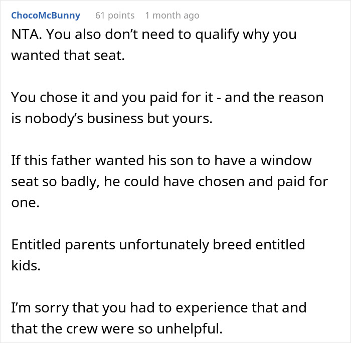 “I Paid Extra To Have This Specific Seat”: Woman With Lupus Refuses To Hand Kid Her Window Seat “I Paid Extra To Have This Specific Seat”: Woman With Lupus Refuses To Hand Kid Her Window Seat