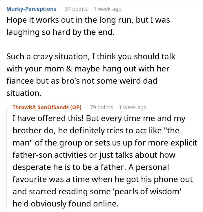 Lady's Kids In Their 30s Find It Hilarious That Her 24YO Fianc&eacute; Expects Them To Call Him Dad