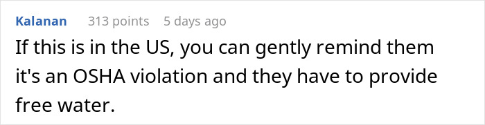 Boss Decides Warehouse Workers Don't Deserve Free Water Anymore, Flaunt Profits As Workers Suffer