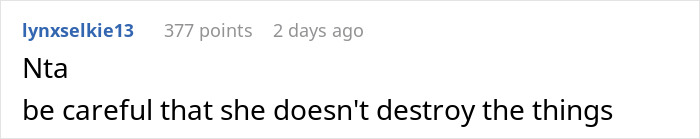 A comment on Reddit discussing family heirlooms and concerns about their safety. A comment on Reddit discussing family heirlooms and concerns about their safety.