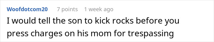 Comment about refusing payment after dog bite incident involving trespassing.