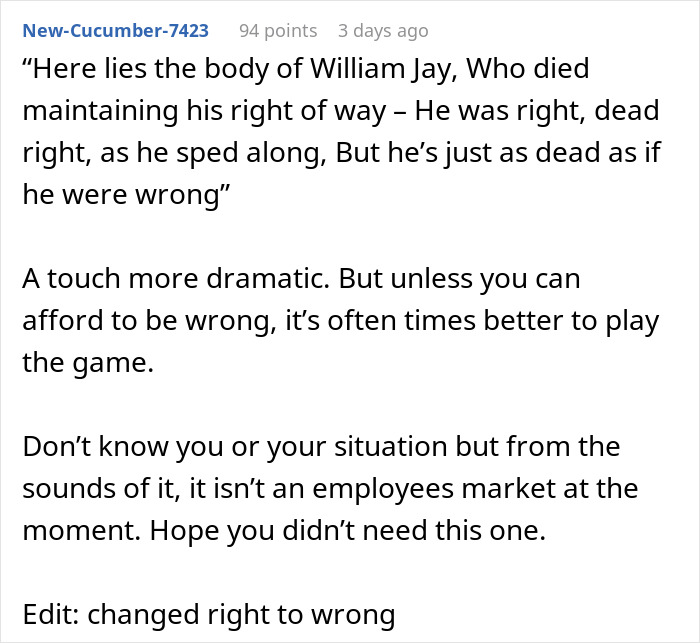 Text conversation about job market challenges, discussing getting fired before starting and strategic career approaches.