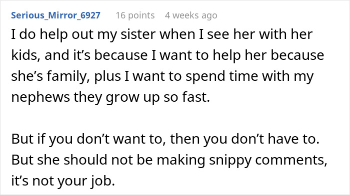 SIL Expects Child-Free Woman To Help Her Out With 6 Kids: "Every Time I Would Say No"