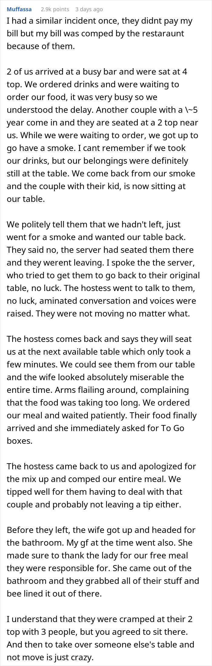 &ldquo;7 Drinks, 3 Starters, And An Extra Main&rdquo;: Guy Feasts As Table Thieves Unknowingly Pay His Bill