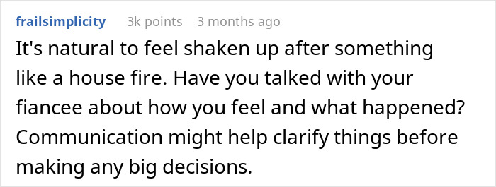 &ldquo;I Just Don&rsquo;t Know If I Want To Marry Her Anymore&rdquo;: Man Disappointed In Fianc&eacute;e After House Fire