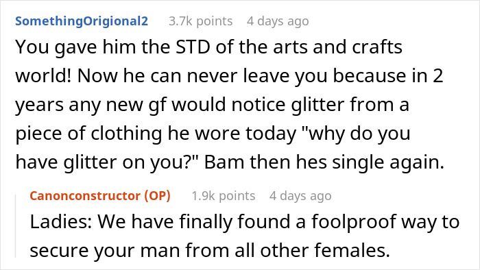 Woman Accidentally Covers Her Situationship In Glitter, It Helps Her Realize He&rsquo;s Her Boyfriend
