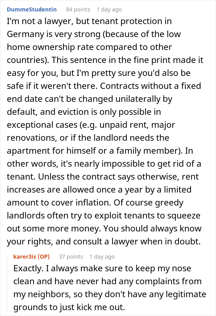 "Tenant protection discussion highlighting fine print importance in landlord-tenant agreements.