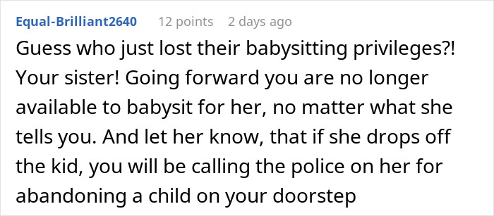 "Family Comes First": Guy Chooses To Go To Party Instead Of Waiting For Sister To Pick Up Her Son