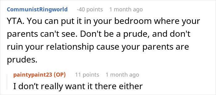 "A Homemade Piece Of Artwork": Guy Hates GF's Birthday Gift, Says It Makes Him Uncomfortable "A Homemade Piece Of Artwork": Guy Hates GF's Birthday Gift, Says It Makes Him Uncomfortable