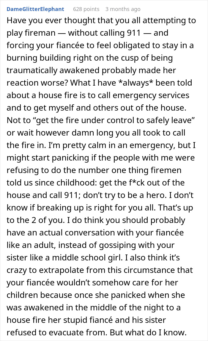 &ldquo;I Just Don&rsquo;t Know If I Want To Marry Her Anymore&rdquo;: Man Disappointed In Fianc&eacute;e After House Fire