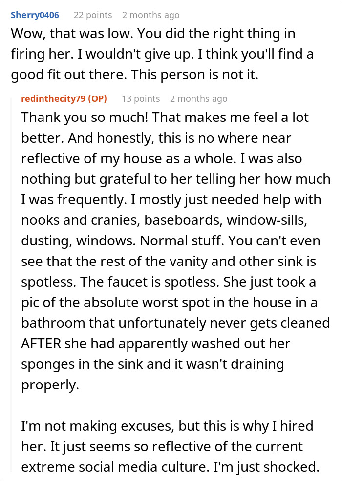 Unprofessional Housekeeper Mocks Client Online For &ldquo;Messy&rdquo; Home, Ends Up Jobless After One Day