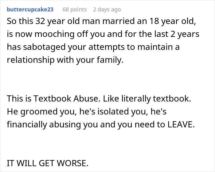 Text warning about abusive relationships, inspired by a TikTok trend discussing confession revelations.