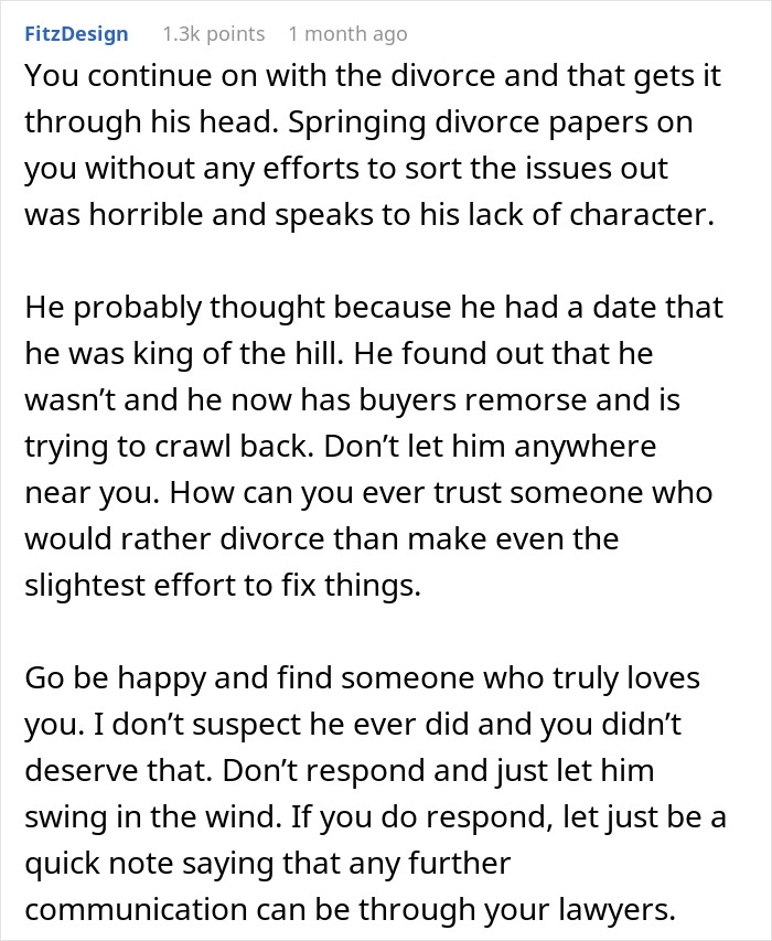 Man Hands Wife Divorce Papers Out Of The Blue, Turns Into A Sobbing Beggar When She Agrees Man Hands Wife Divorce Papers Out Of The Blue, Turns Into A Sobbing Beggar When She Agrees