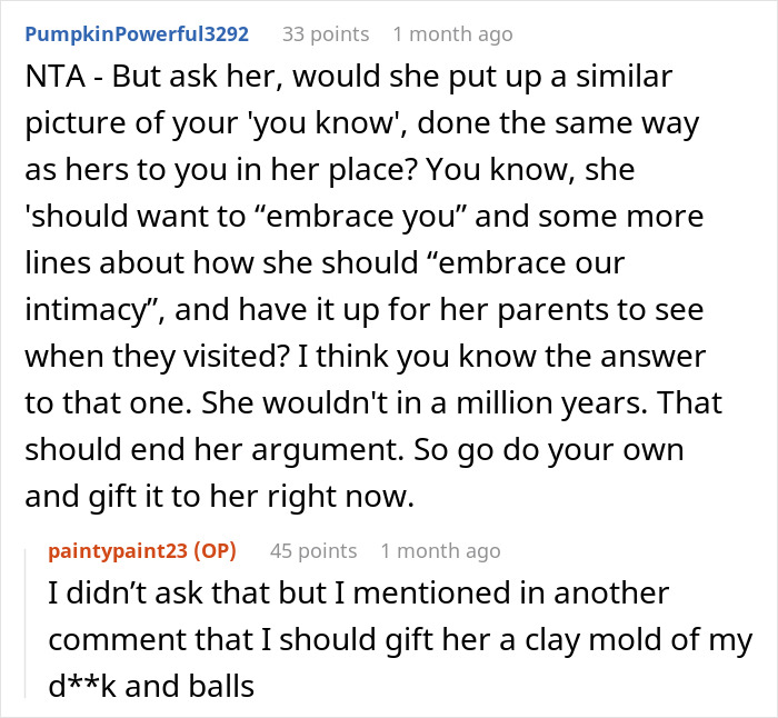 "A Homemade Piece Of Artwork": Guy Hates GF's Birthday Gift, Says It Makes Him Uncomfortable "A Homemade Piece Of Artwork": Guy Hates GF's Birthday Gift, Says It Makes Him Uncomfortable