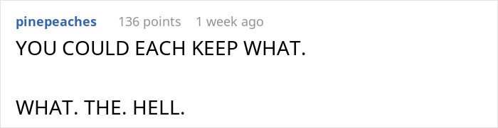 Reddit comment expressing disbelief at a surprising family plan. Reddit comment expressing disbelief at a surprising family plan.